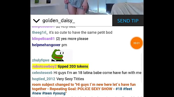 Golden daisy  Chaturbate Topless Show 29/01/2021