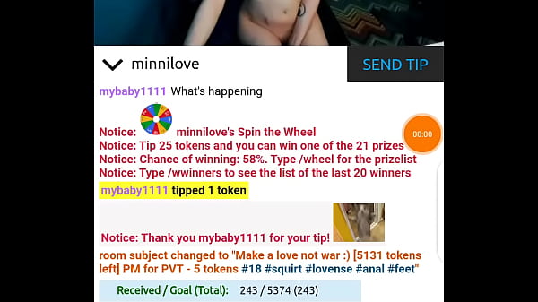 Minnilove Chaturbate Strip Show 29/01/2021