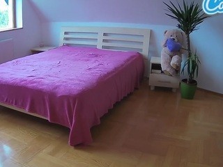 voyeurcam-julmodels-bed-3 nude on Live Cam Girls Room