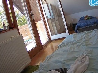 voyeurcam-julmodels-whitebed-5 nude on Live Cam Girls Room