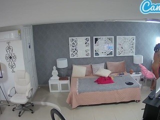 voyeurcam-latina-babe-bedroom-1 nude on Live Cam Girls Room