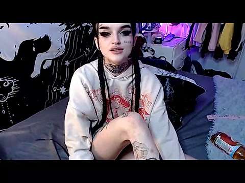 AkumaAmai naked stripping on cam for live sex video chat