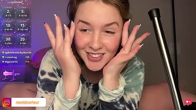 nextdoorlauren nude strip on cam for live sex video chat